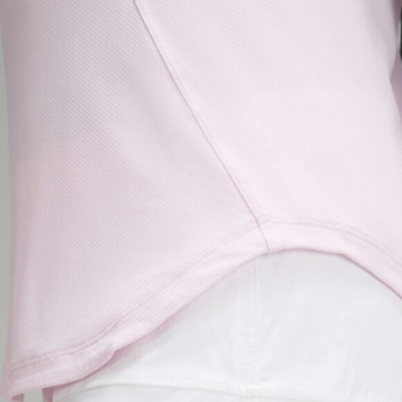 Lululemon Quick-Dry Short-Sleeve Polo Shirt - Light Pink - Picture 5 of 13